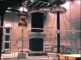 High voltage laboratory - High-voltage filter